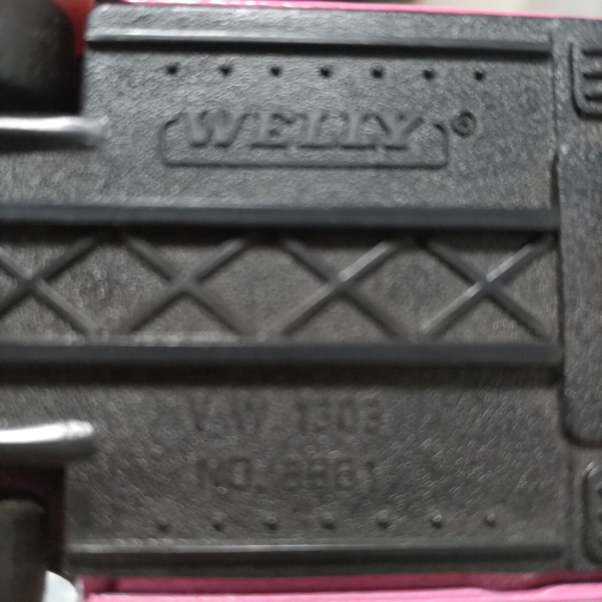 WELLY フォルクスワーゲン ミニカーカブリオレピンク VW1303 No8661_画像4