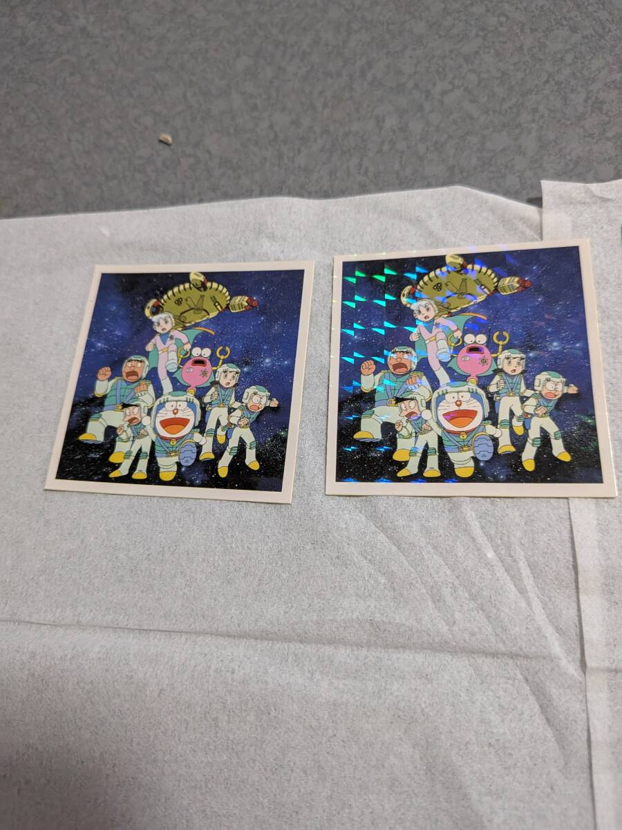 即決　ドラえもん　キラ　プリズム　美品　在庫6枚　映画25周年　シール　　ウエハースチョコ　ロッテ　　ばら売り１枚の値段_画像2