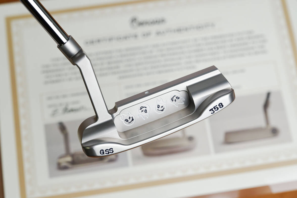 新品未使用 Benson ホットヘッドTOUR GSS シルバー COA有り ジャーマンステンレス 海外直輸入ガレージパター 34インチ_画像2