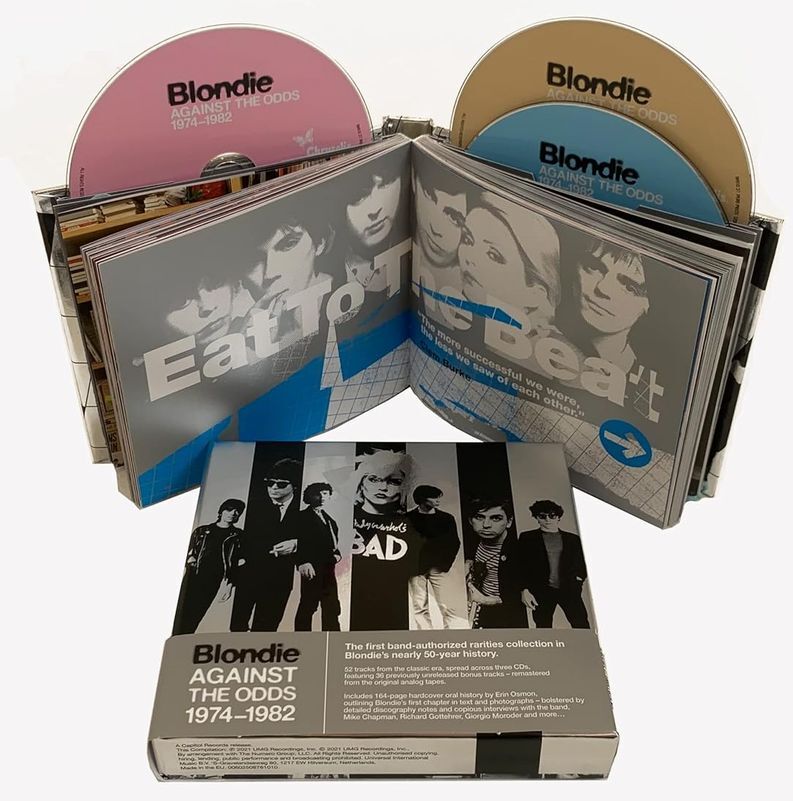 ブロンディ Blondie Against the Odds 1974-1982 3CD + 164P History Photo Book ★激レア！EU限定 BOX Deborah Harry デボラ・ハリー_画像2