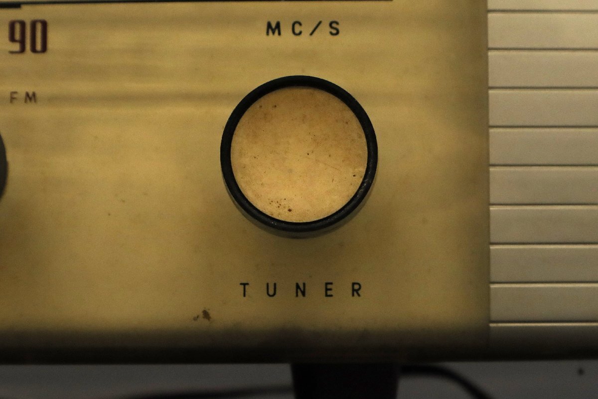 ナショナル 真空管ラジオ AF-640 / ビンテージラジオ / 松下電器産業 / レトロ / 通電確認済み / 当時品 / アンティーク / 現状品_画像9