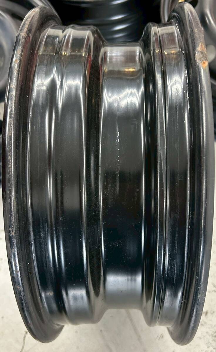 ★tk959-5-10 　トヨタ純正DK 中古スチール（鉄）ホイール　14x5J　PCD100㎜ 4穴 +39　ハブ54㎜ 4本セット_画像8