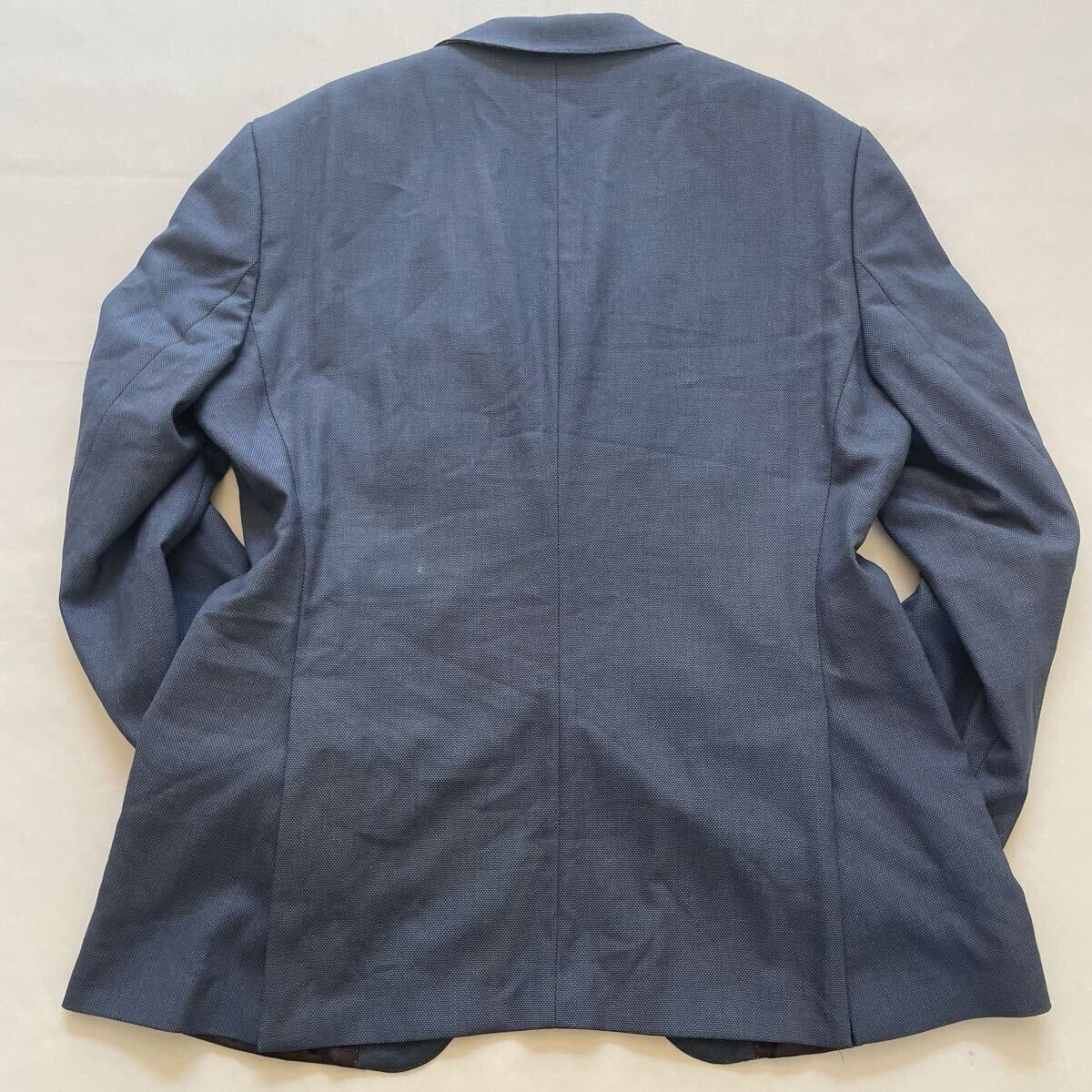 超希少3XL！ザラマン【お洒落の極み】ZARA MAN テーラードジャケット ネイビー 2B 総裏地 着心地◎ 高級感 54(4L相当)_画像9