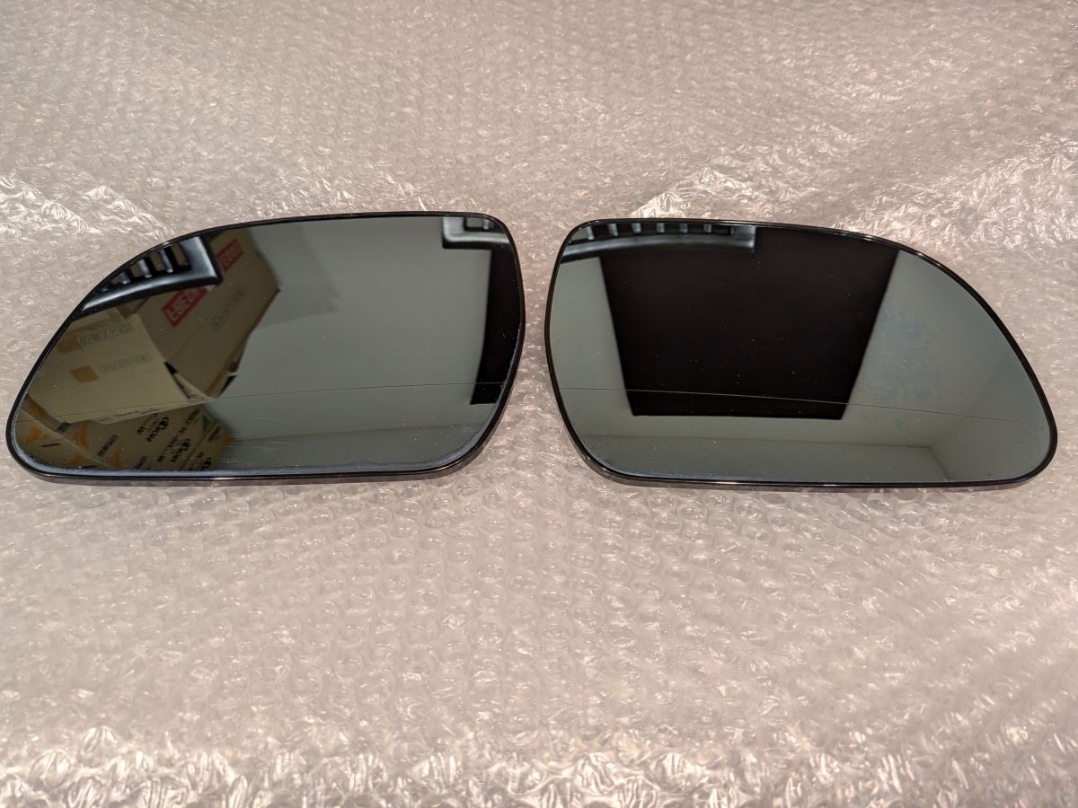20 25 ヴェルファイア アルファード 純正 左 右 レインクリアリング ブルーレンズ ミラー レイン クリア ドアミラー ブルー レンズ_画像1