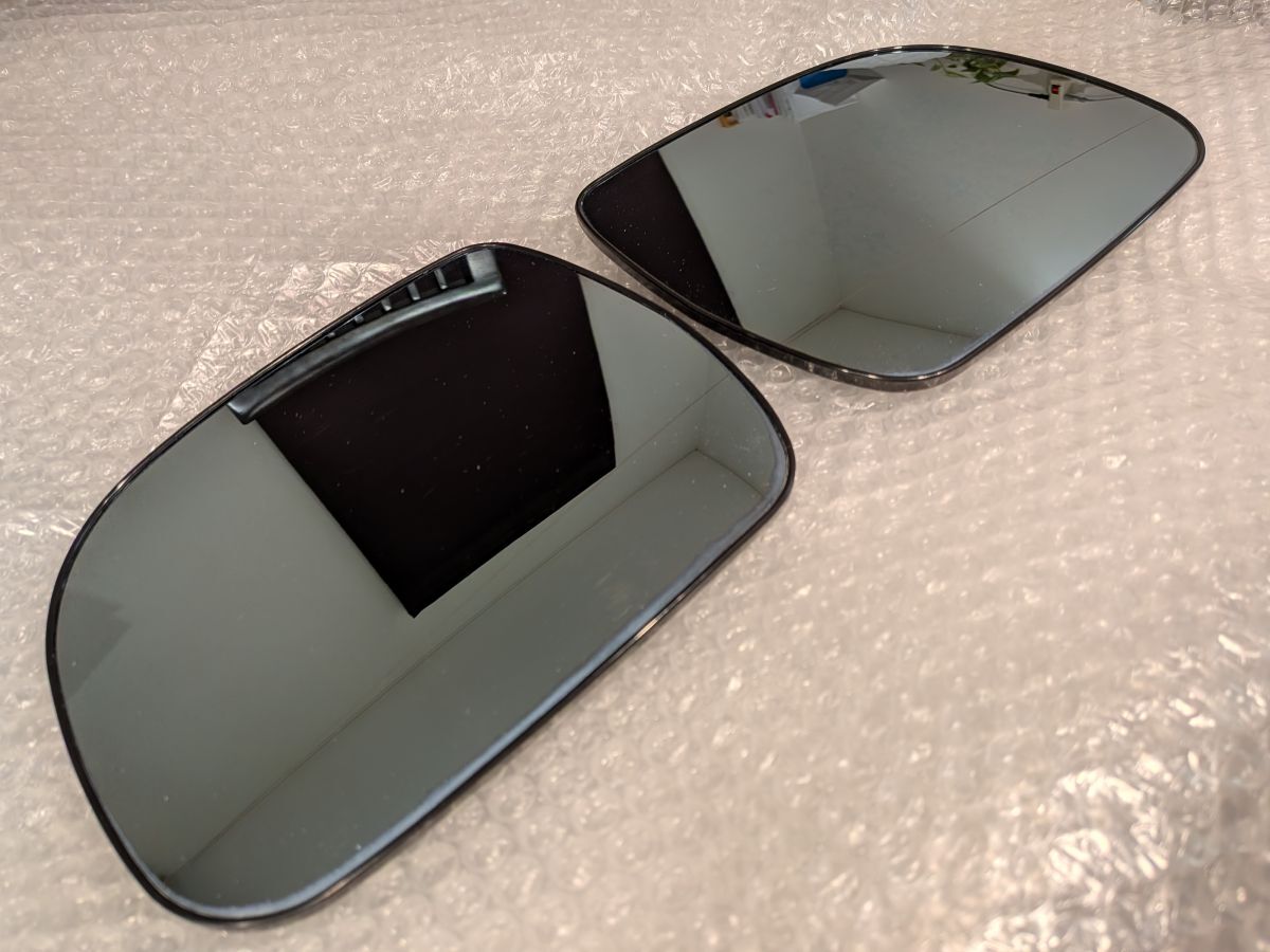 20 25 ヴェルファイア アルファード 純正 左 右 レインクリアリング ブルーレンズ ミラー レイン クリア ドアミラー ブルー レンズ_画像2