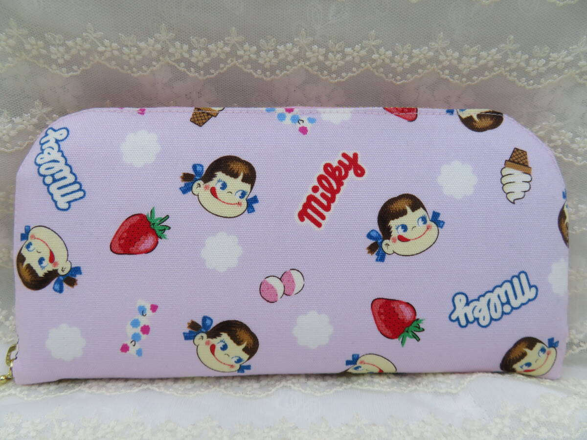 ペコちゃん　不二家　ハンドメイド　長財布　４_画像1