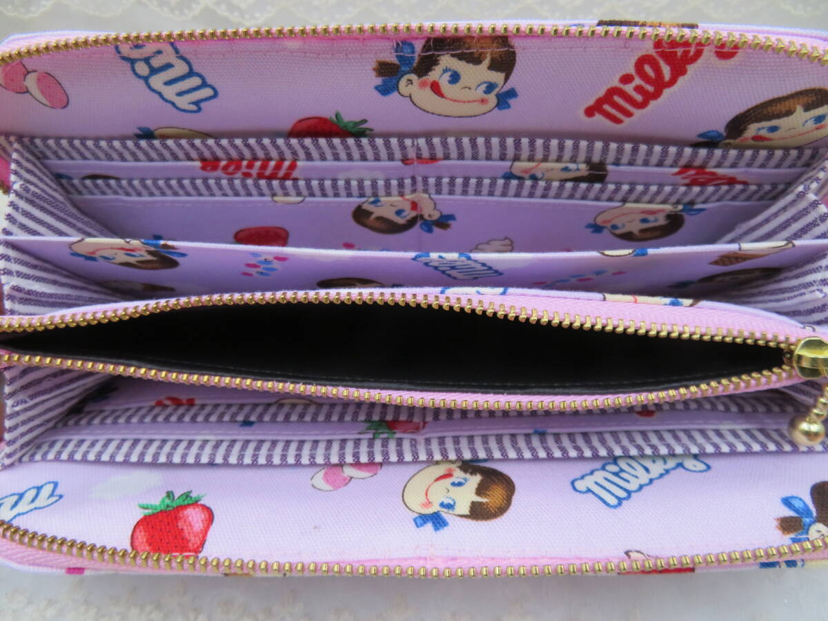ペコちゃん　不二家　ハンドメイド　長財布　４_画像4