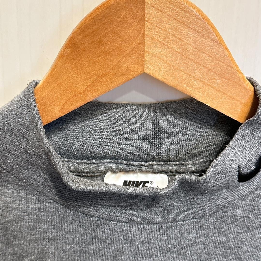 Nike made in USA グレー ハイネック 長袖 Lsize HR036_画像5