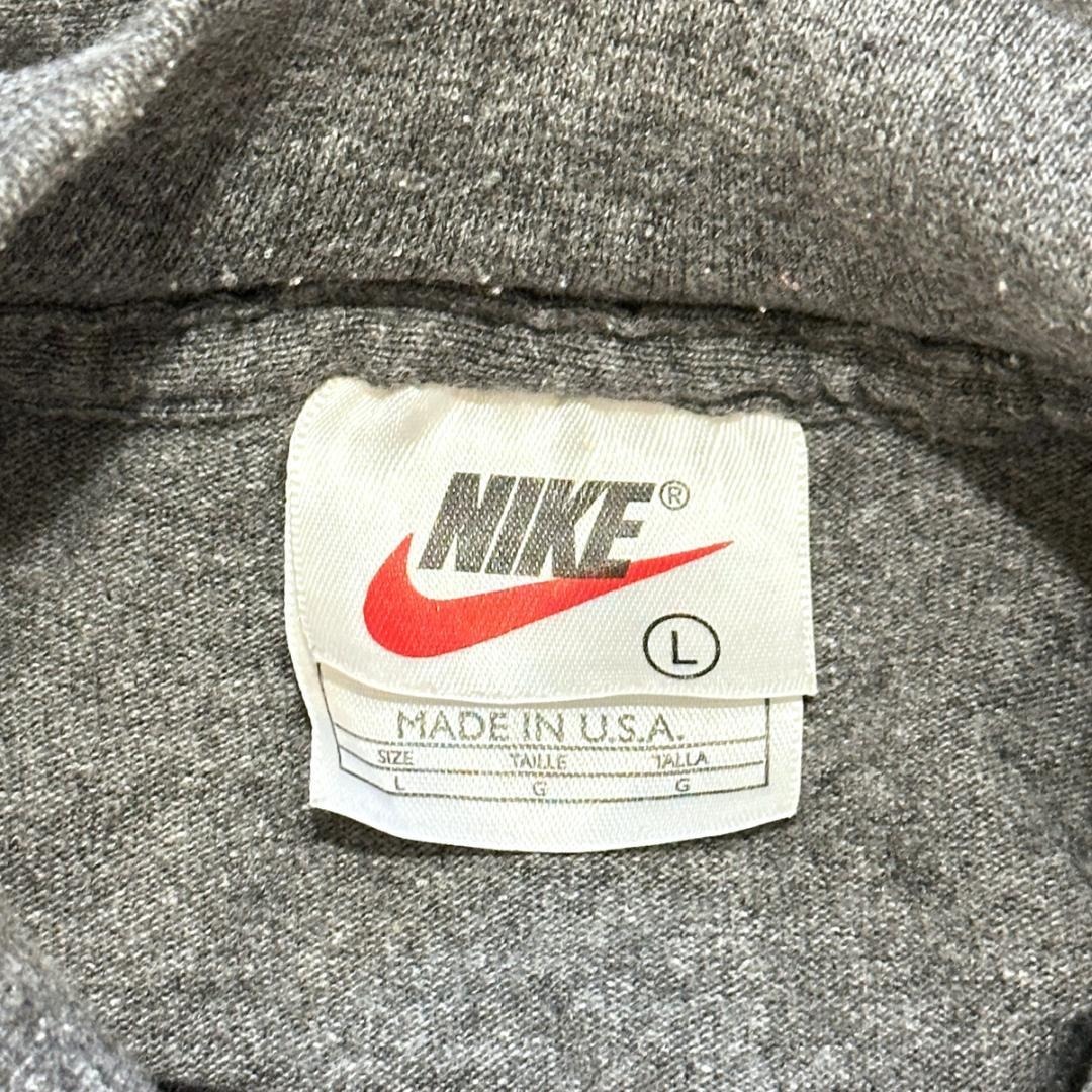 Nike made in USA グレー ハイネック 長袖 Lsize HR036_画像6