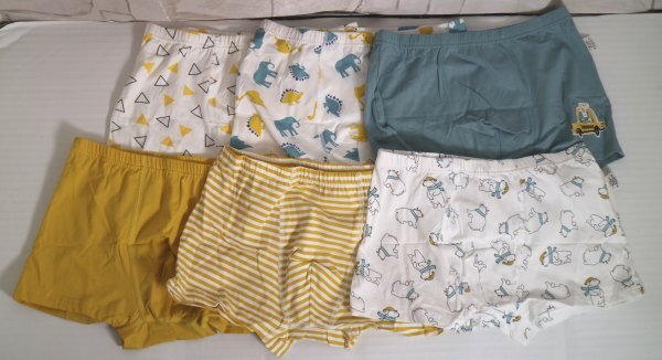 16 03226 ☆ Hapipana ボクサーパンツ 140サイズ 6枚組 子供服 短パン ボーイズ ジュニア 【アウトレット品】_画像3