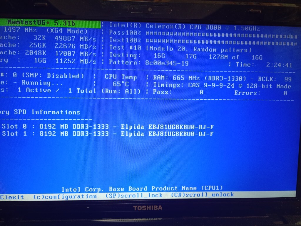 Ⅰd 【1333低電圧】 ■ 合計16GB（8GB×2枚) ■ PC3L-10600s ／Panasonic KBAX08G ＋ Panasonic KBAX08G_画像7