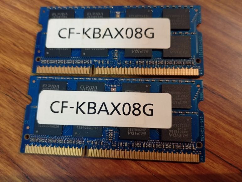 Ⅰd 【1333低電圧】 ■ 合計16GB（8GB×2枚) ■ PC3L-10600s ／Panasonic KBAX08G ＋ Panasonic KBAX08G_画像1