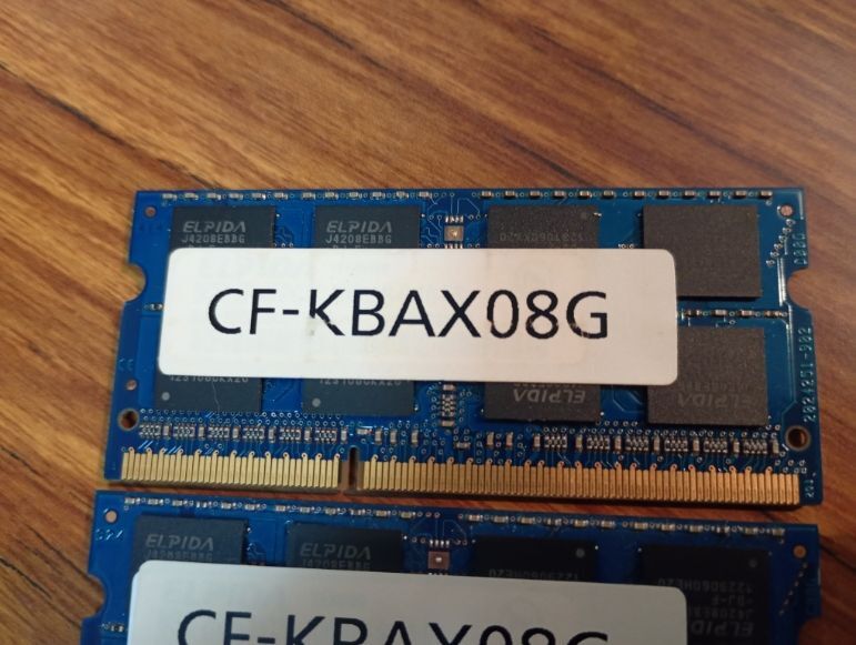 Ⅰd 【1333低電圧】 ■ 合計16GB（8GB×2枚) ■ PC3L-10600s ／Panasonic KBAX08G ＋ Panasonic KBAX08G_画像2