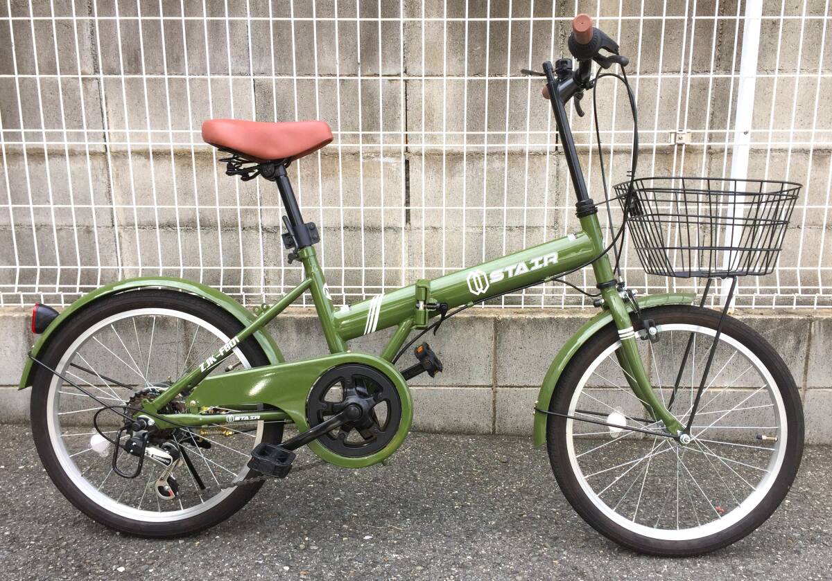 状態◎ 綺麗　折りたたみ自転車　STAIR　20インチ　シマノ６段変速　※発送も可、手渡しも可_画像1