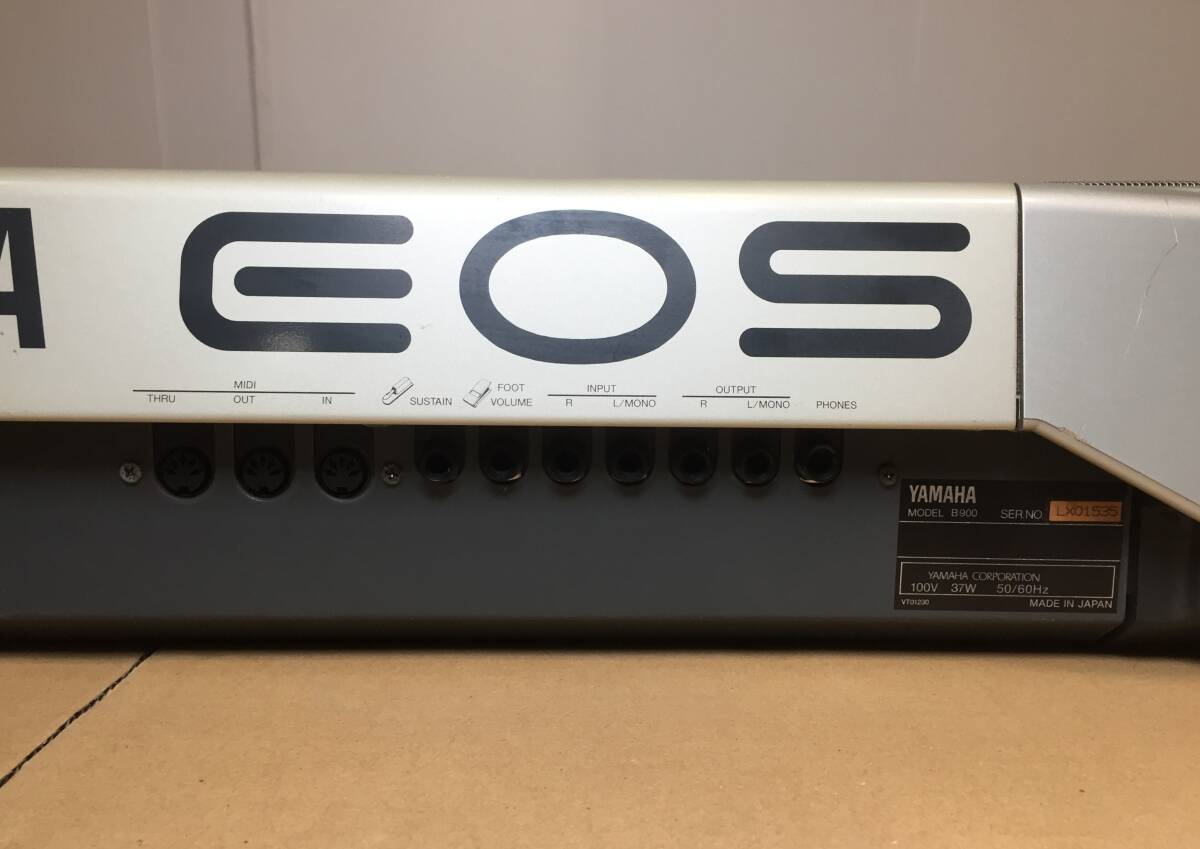 YAMAHA　ヤマハ　シンセサイザー　EOS B900　全鍵盤音出し ＯＫ_画像10