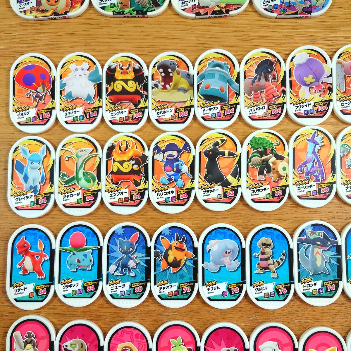 ポケモン メザスタ まとめ売り 61枚セット ☆5タグ多数 レア スペシャルタグあり ポケットモンスター メザスタタグ 中古 即日発送 送料無料_画像4