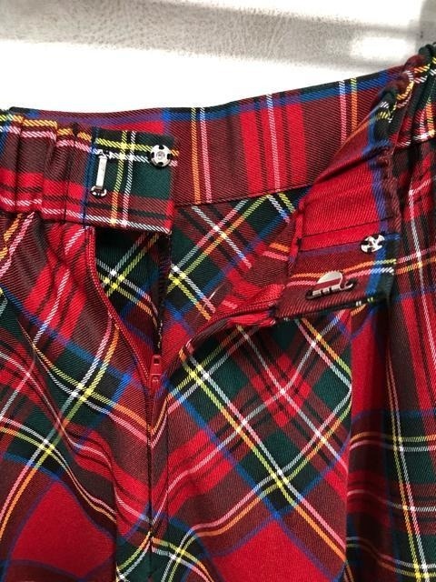 新品☆LL♪赤チェックのマキシ丈スカート＆可愛い白ブラウス♪☆Q461_画像9