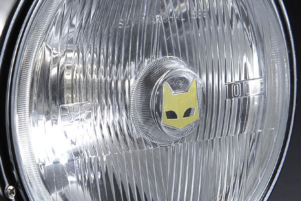 直営・即納 マーシャルヘッドライト889 クリアレンズ・黒ケース 汎用ヘッドライトケース ライト径180mm 8017Y_画像2