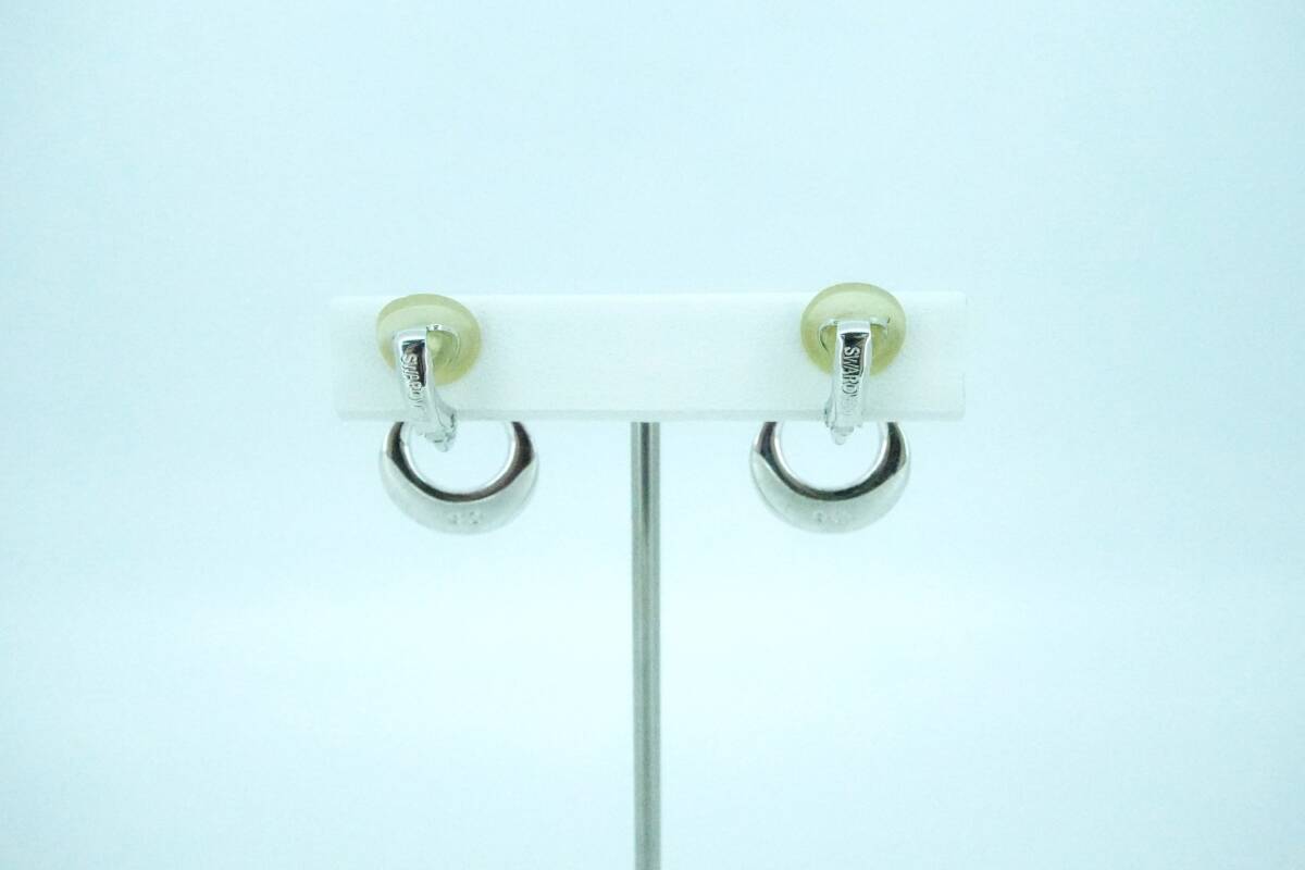 SWAROVSKI スワロフスキー ブレスレット、イヤリング2点まとめ メッキ_画像3