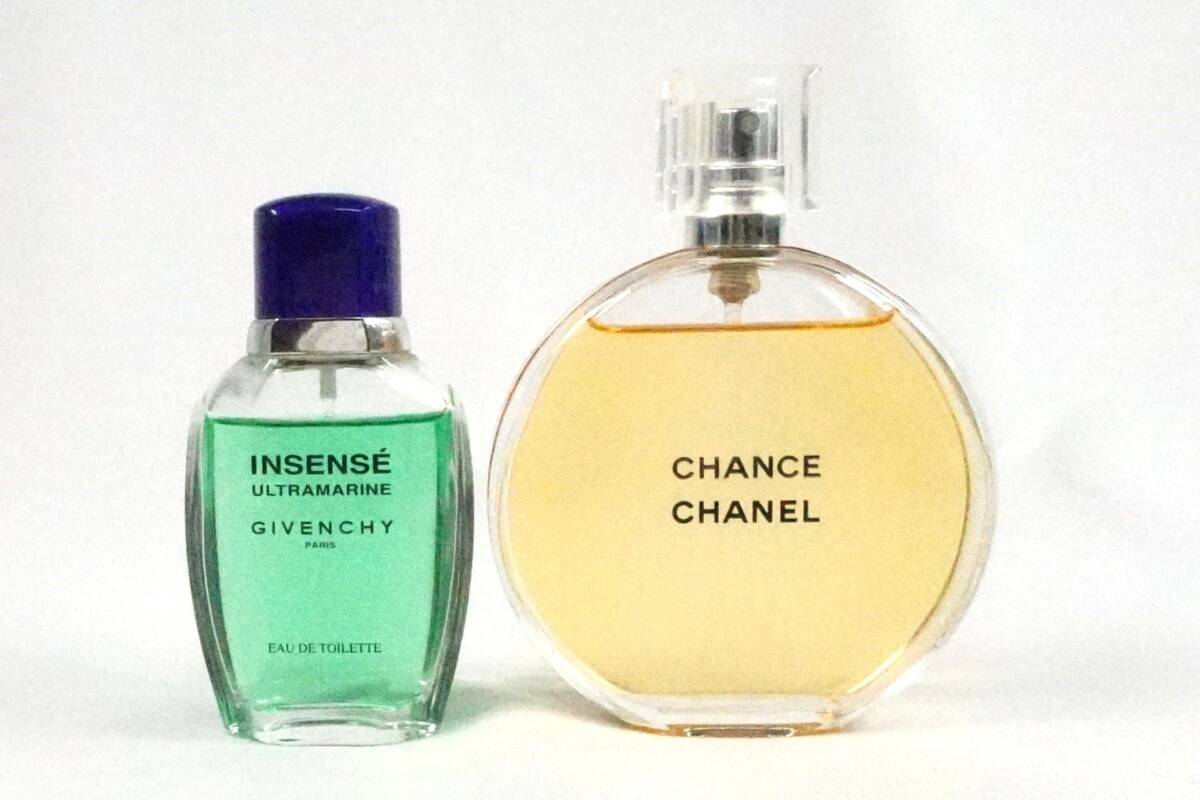 CHANEL GIVENCHY シャネル ジバンシー 香水 2点 セット まとめ フレグランス オードトワレ 100ml 30ml ブランド 小物_画像1