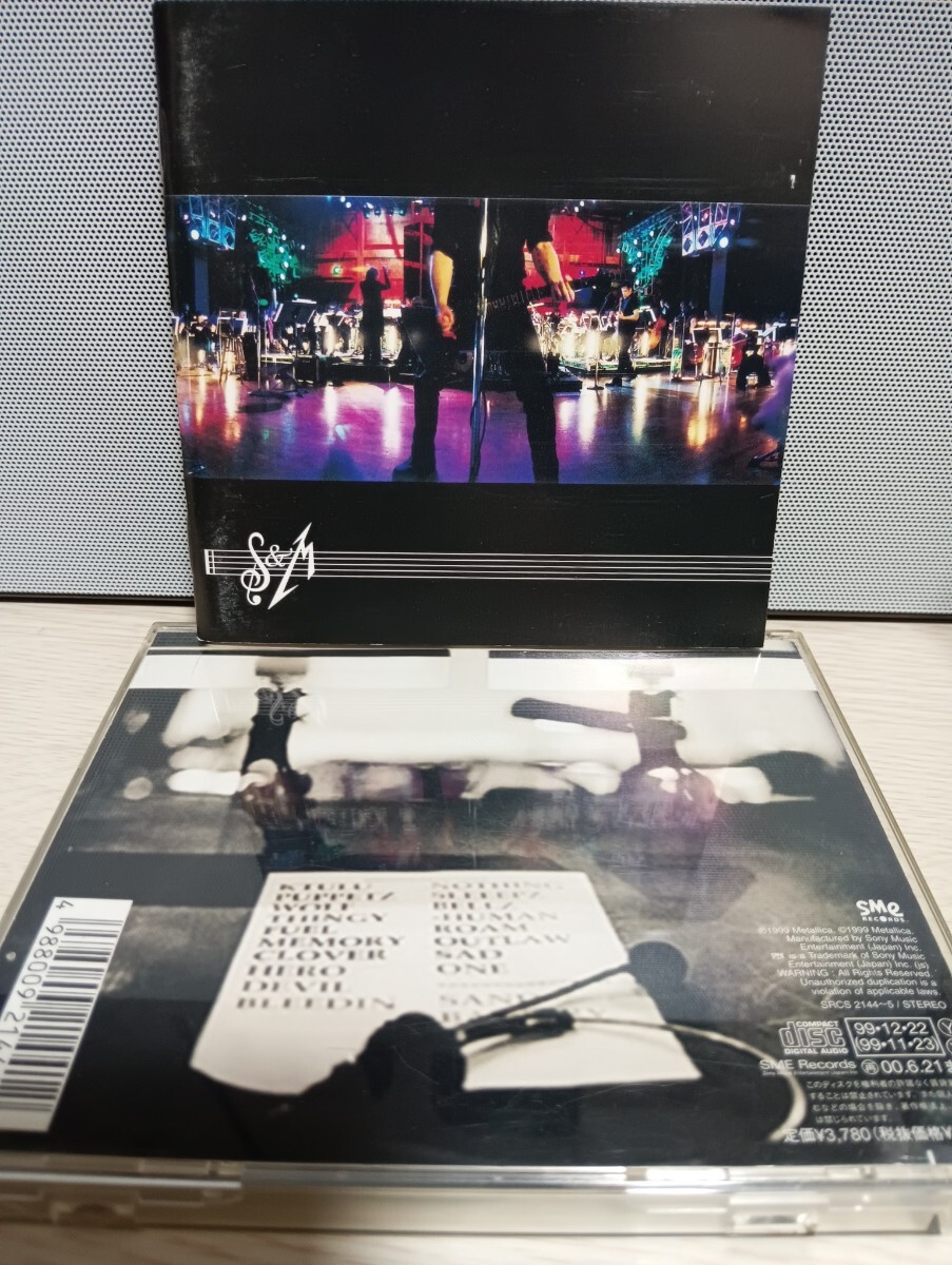 ☆METALLICA☆S & M【国内盤帯付】メタリカ 必聴ライヴ 2CD_画像1