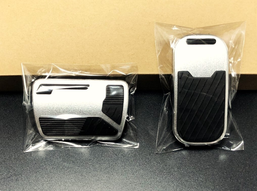 TOYOTA トヨタ プリウス C-HR カローラ ヴォクシー ハリアー アルファード ヴェルファイア 等 アクセル ブレーキ アルミペダルカバー_画像1