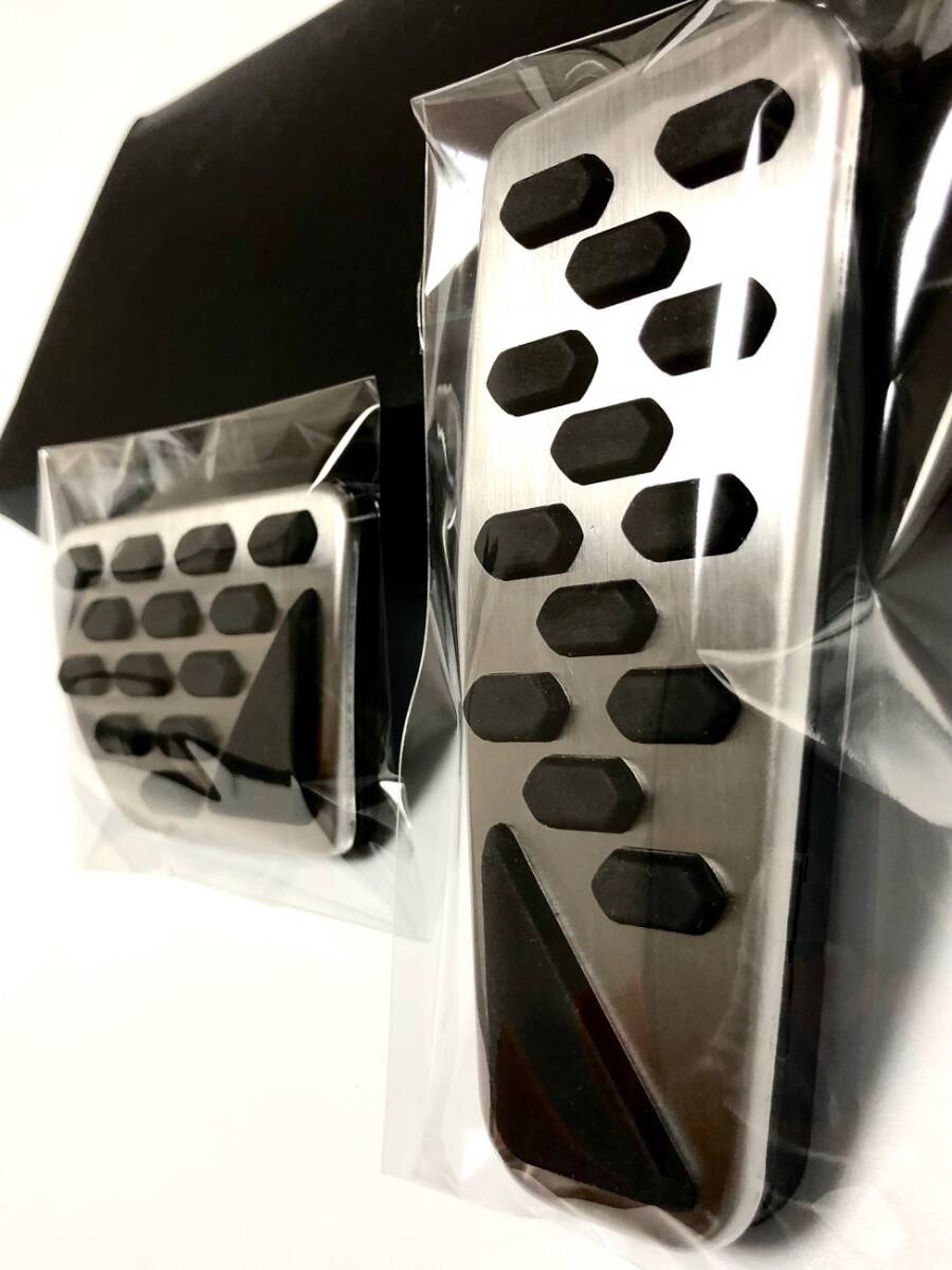 Jeep ジープ ラングラー 4代目 JL型 (現行型) 専用 メタルペダル アクセル ブレーキ ペダルカバーセット_画像3