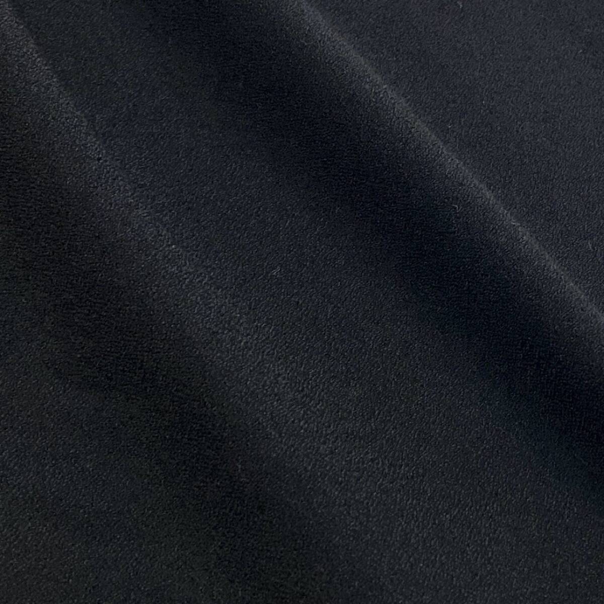 60j27《極美品》Y's for Living ワイズフォーリビング ワイドスラックス パンツ ボトム 裏起毛 日本製 ブラック メンズu02t_画像6