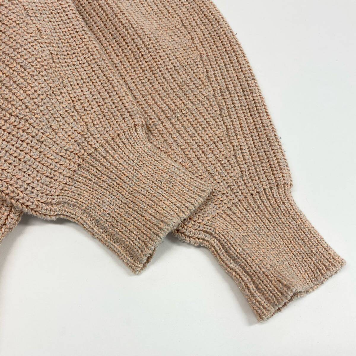 1j27《美品》Drawer ドゥロワー クルーネックプルオーバーニット 7G畦編み ニットセーター 6513-105-0979 1サイズ u02t_画像5