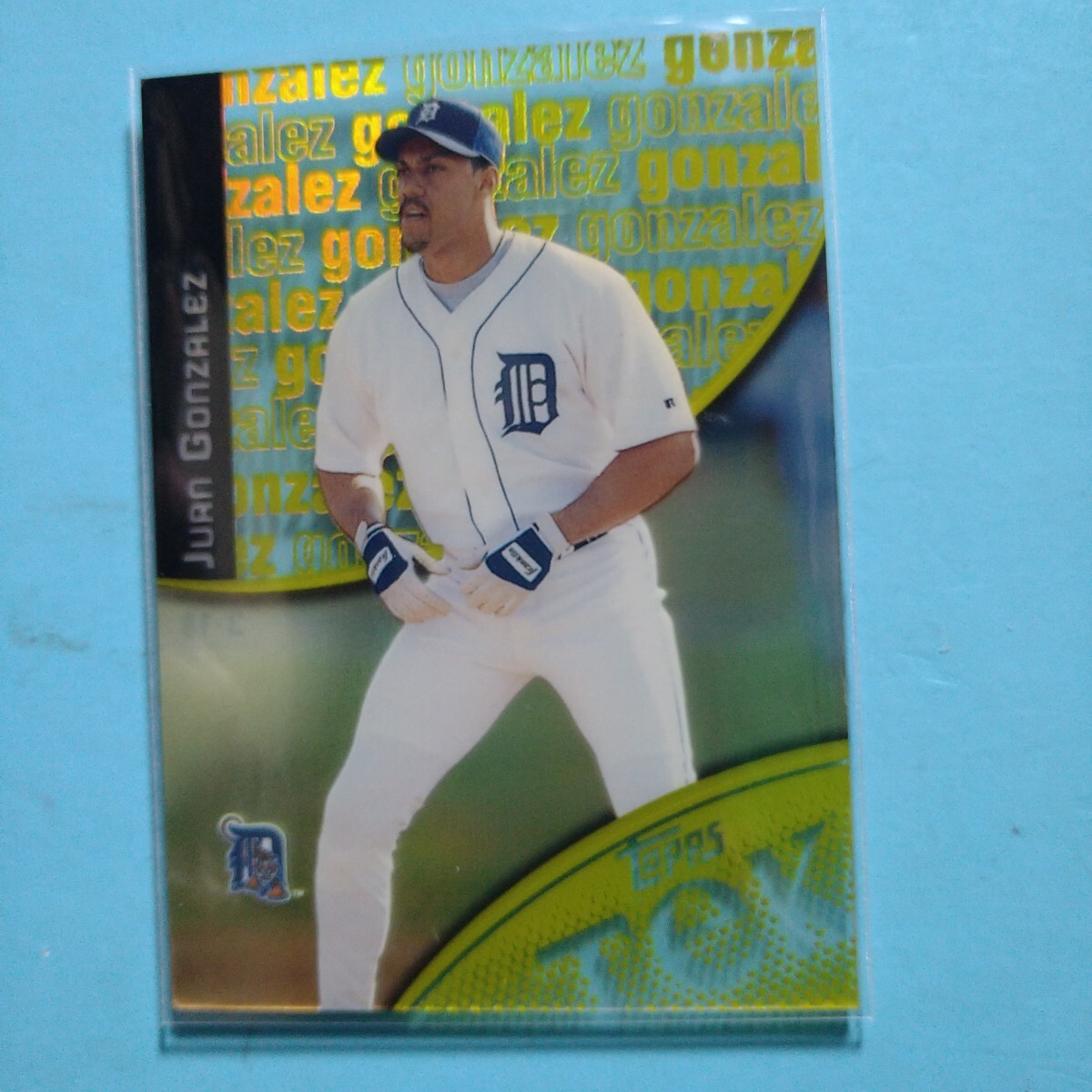 2000 Topps TEK JUAN GONZALEZ ホアン・ゴンザレス 3-18 パラレル版 Dタイガース_画像1