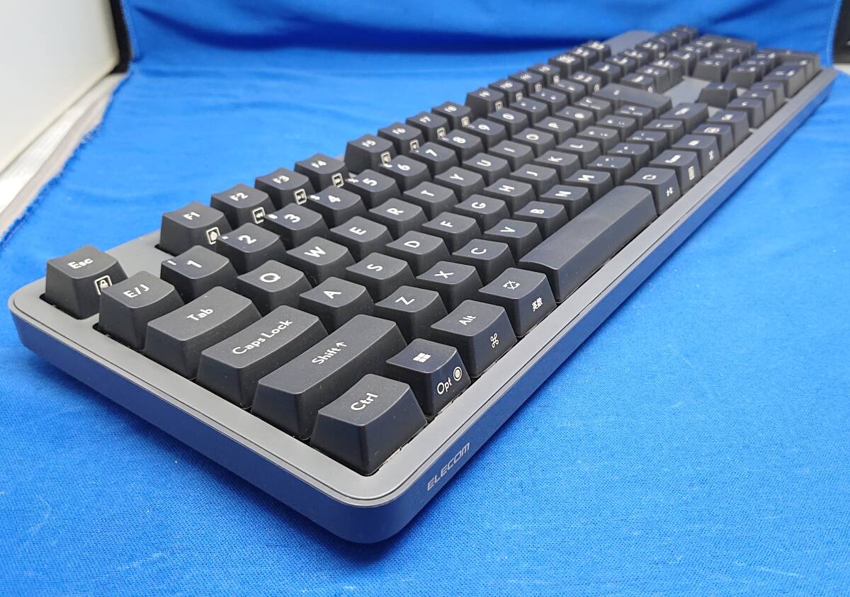 【実質未使用】ELECOM メカニカルキーボード(赤軸)　YK-MC50UKLGY ジャンク_画像2