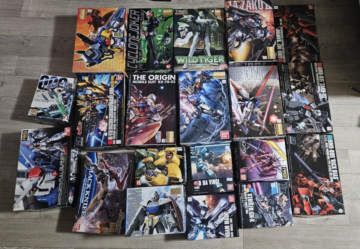 ガンプラジャンク・素組み・未組立　MGHGRG 20点_画像1