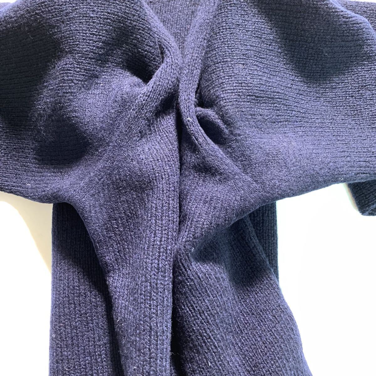 MORRIS & SONS 英国製 ウール100% ニット セーター Mサイズ クルーネック_画像5