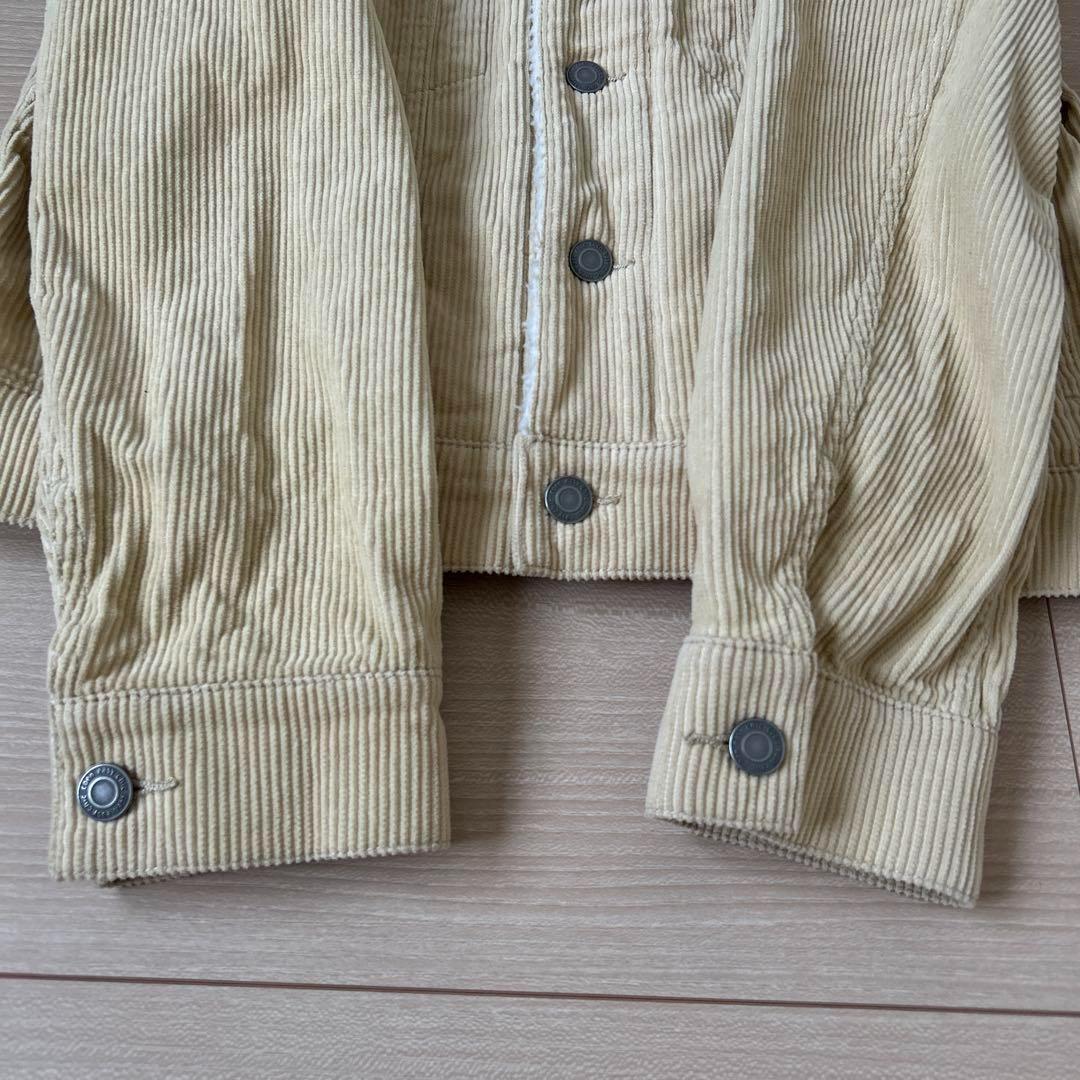 【coen コーエン】襟ボア コーデュロイ トラッカー ジャケット M冬物 古着_画像7