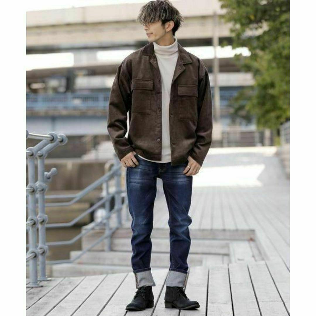 ゆるだぼオーバーサイズアウター/コーデュロイ/アドミックス/ブラウンコート/_画像3