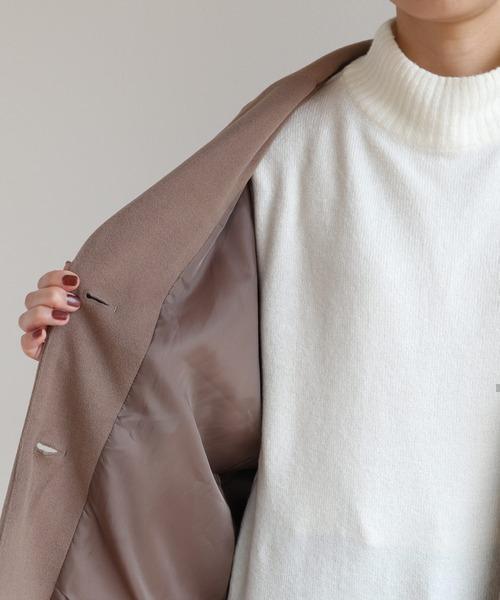 【冬物だから今安い!】レディースアウター チェスターコート ブラウン M_画像3