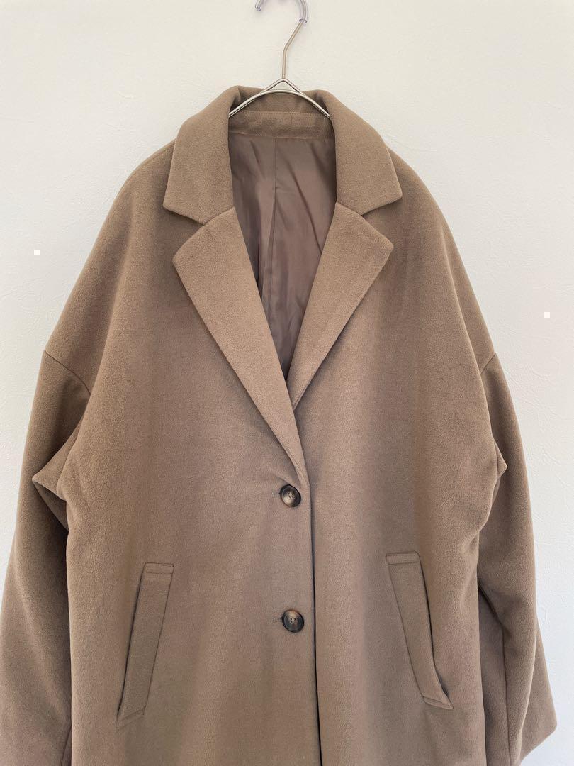 【冬物だから今安い!】レディースアウター チェスターコート ブラウン M_画像5