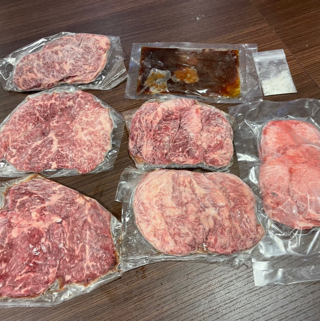 上焼肉セット(合計600g以上)※送料お客様負担、落札後連絡・他の商品と混載可能_画像1