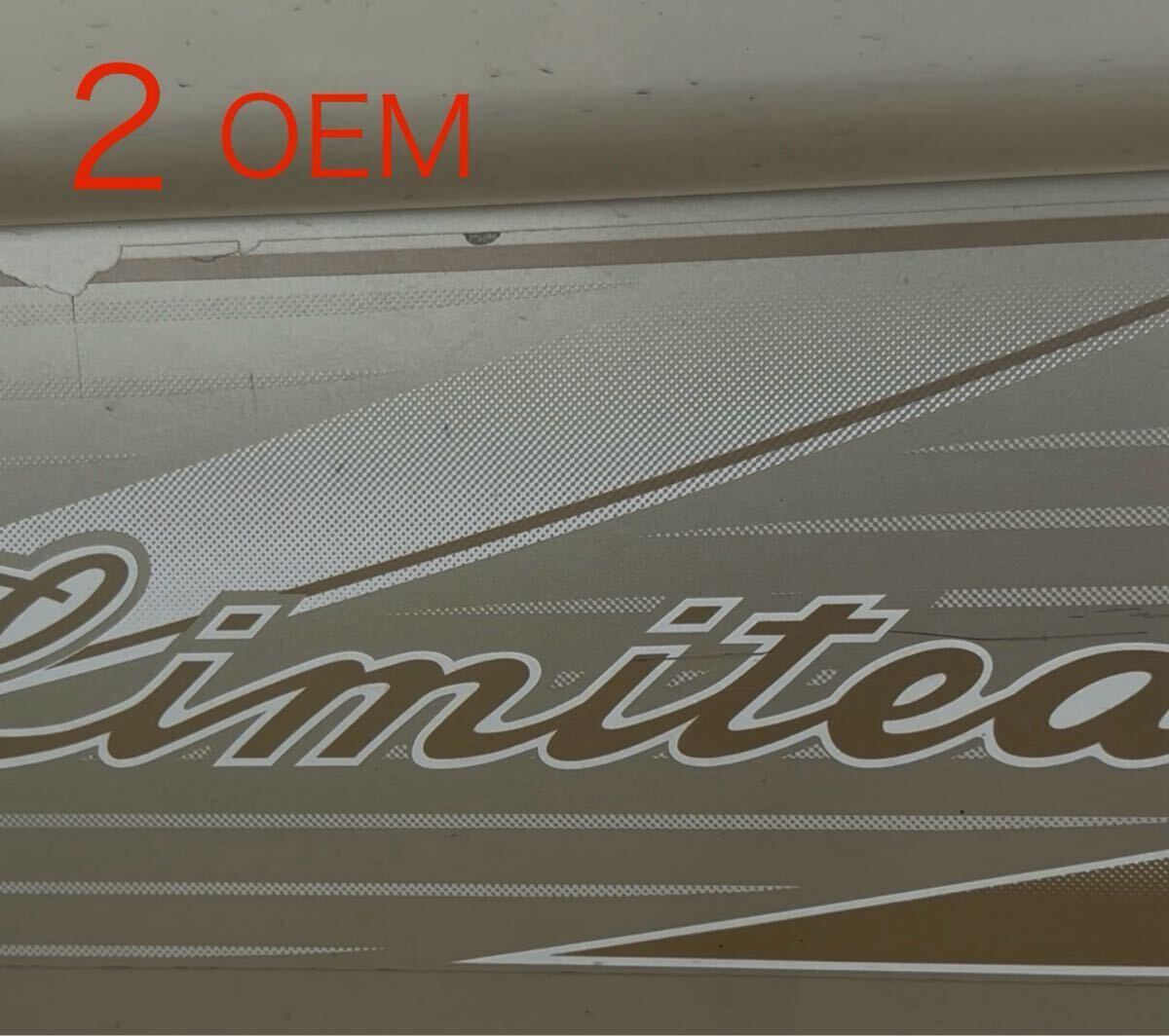 トヨタ ハイエース 100系 スーパーカスタムリミテッド風 復刻デカール リプロ品（純正ではありません）初期ロット_画像7