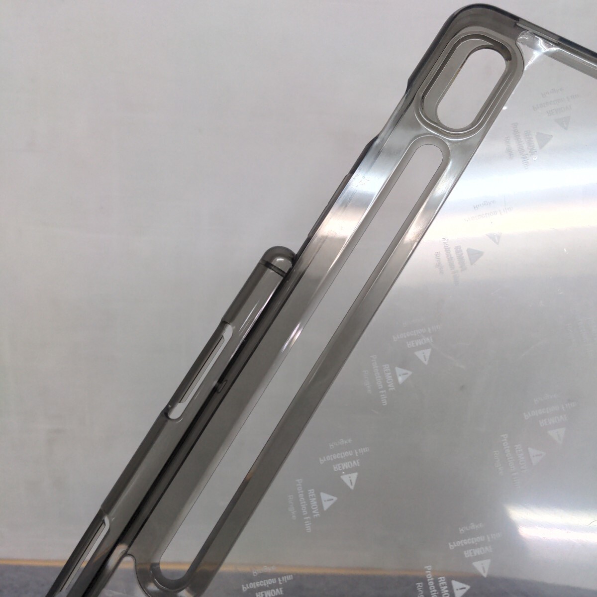 y102404s 【Ringke】Galaxy Tab S8 / S7 ケース FUSION TPU+PC 黄ばみにくい 耐黄変 落下防止 耐衝撃 (ストラップホールあり) - Clear_画像2