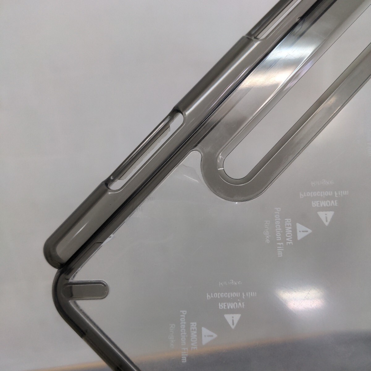 y102404s 【Ringke】Galaxy Tab S8 / S7 ケース FUSION TPU+PC 黄ばみにくい 耐黄変 落下防止 耐衝撃 (ストラップホールあり) - Clear_画像3