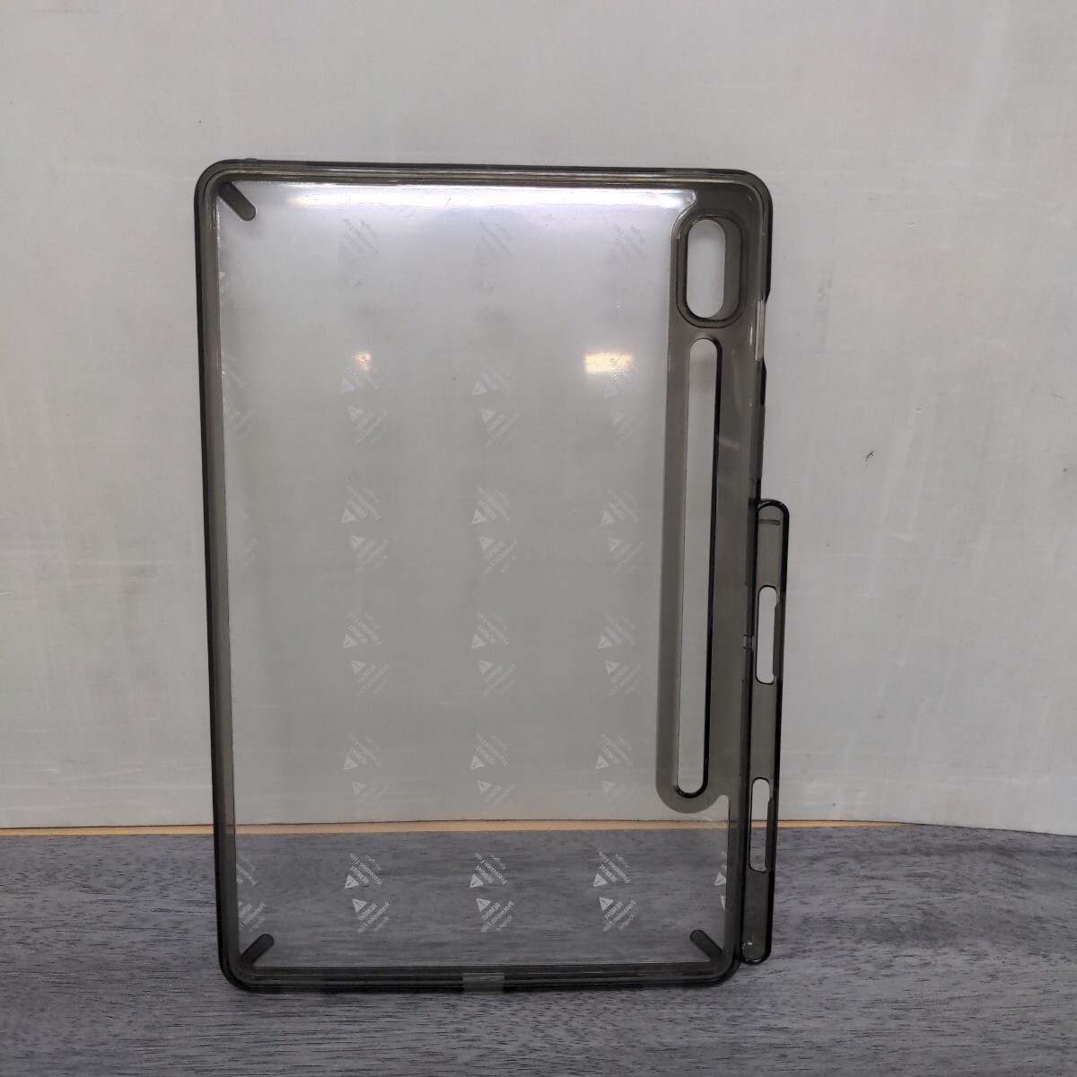y102404s 【Ringke】Galaxy Tab S8 / S7 ケース FUSION TPU+PC 黄ばみにくい 耐黄変 落下防止 耐衝撃 (ストラップホールあり) - Clear_画像4