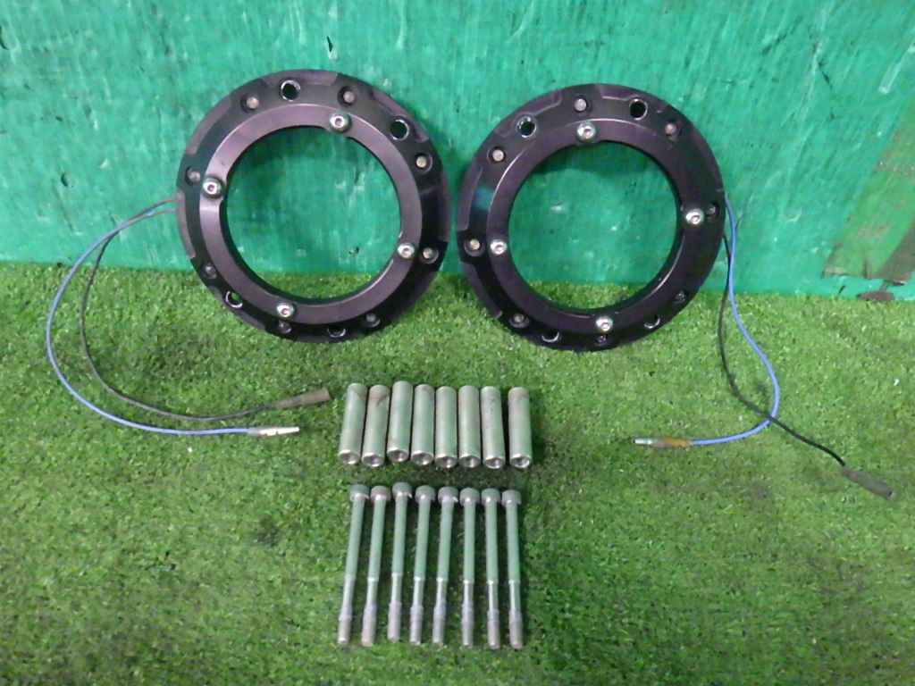 デリカD5[CV1W 2013年]社外イルミ付 フォグベゼル カバー デイライト_画像1