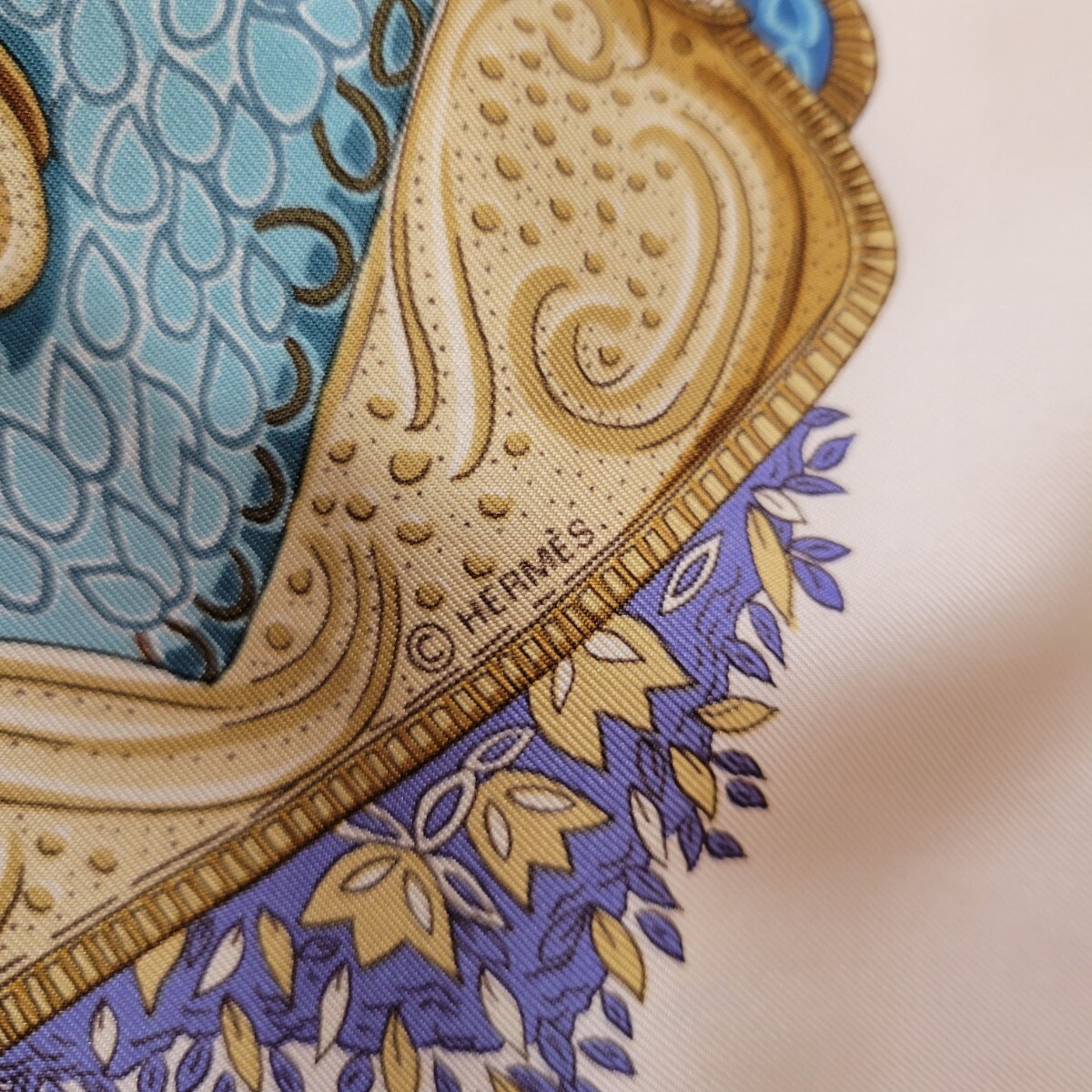 エルメス HERMES カレ90 スカーフ_画像7