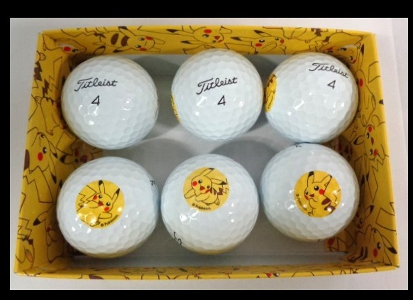 新品■Titleist■ピカチュウ■Pokemon■PRO V1■ボール 6個■ ポケモン■送料無料_画像2