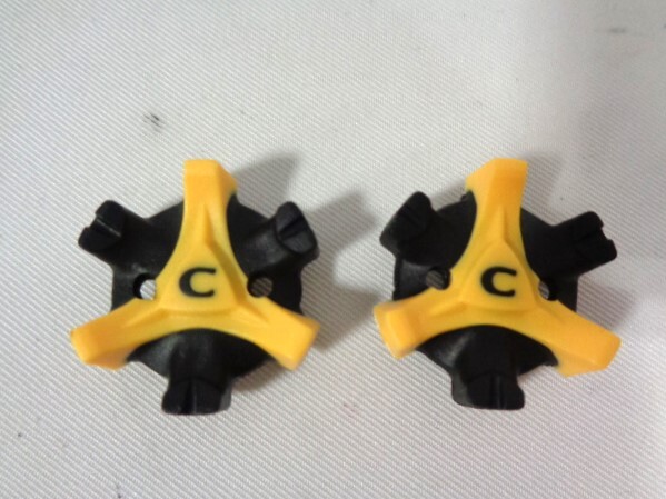 ゴルフクリートチャンプ■交換用スパイク鋲■19ケ入り■mmネジ■ 新品未使用品■靴鋲■ケース入り■イエロー■送料無料_画像4