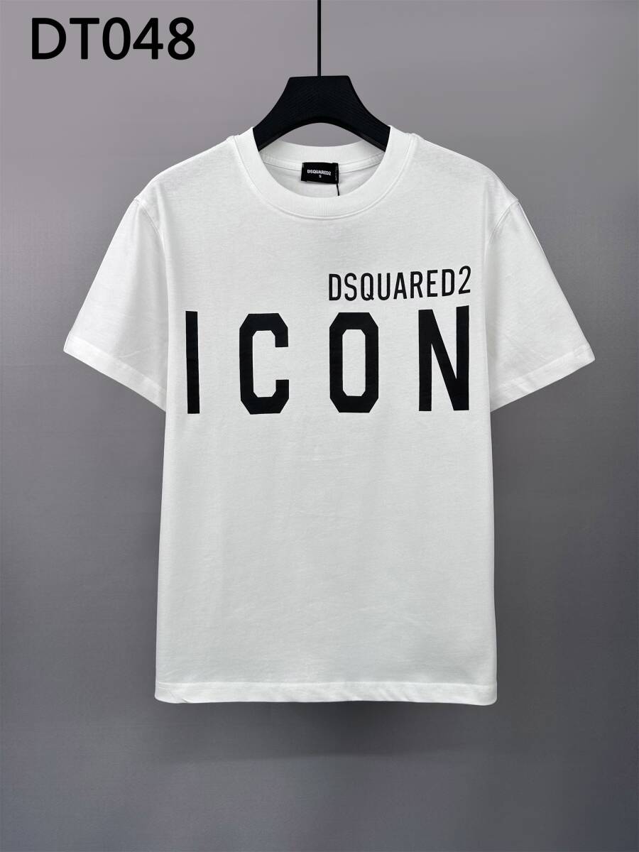 未使用 DSQUARED2 サイズXL ディースクエアード Tシャツ 半袖Tシャツ DT048 ホワイト_画像1