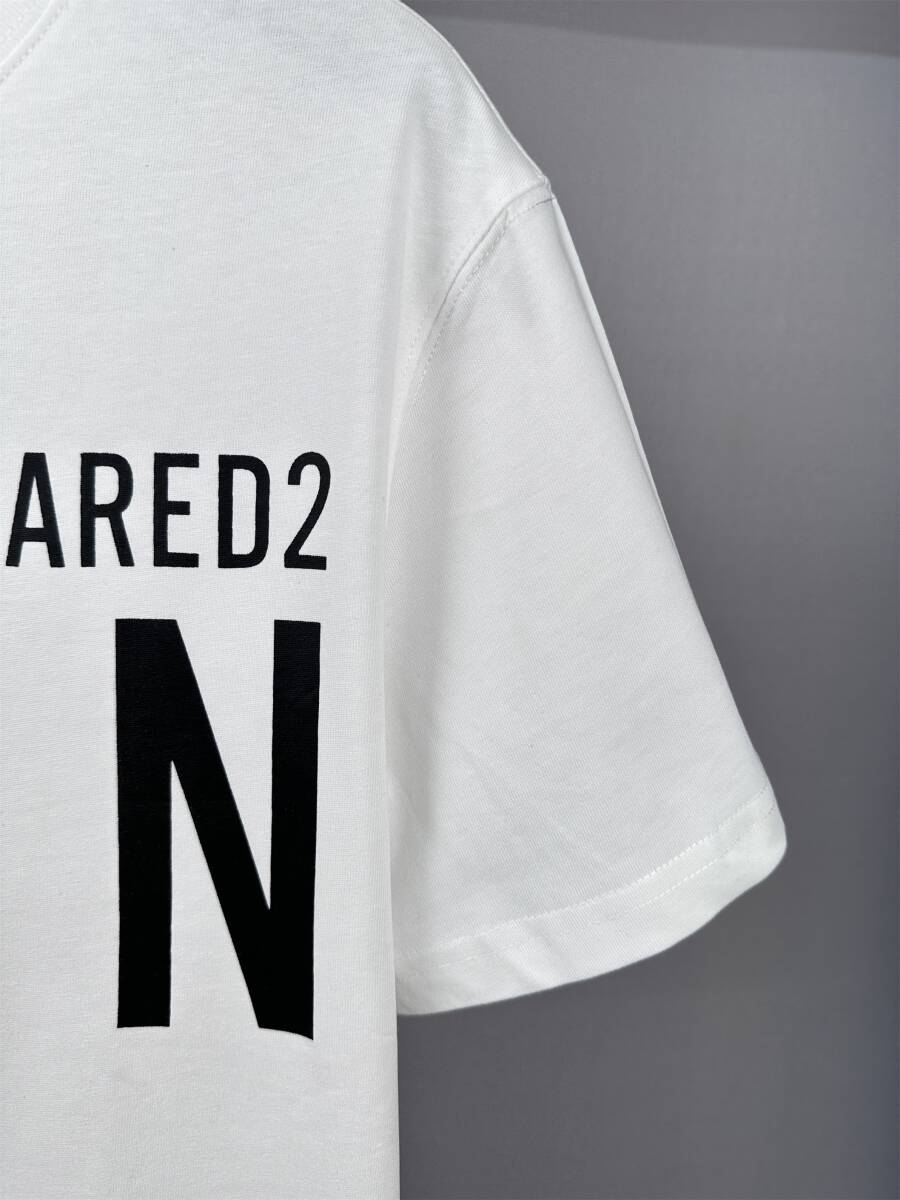 未使用 DSQUARED2 サイズXL ディースクエアード Tシャツ 半袖Tシャツ DT048 ホワイト_画像2