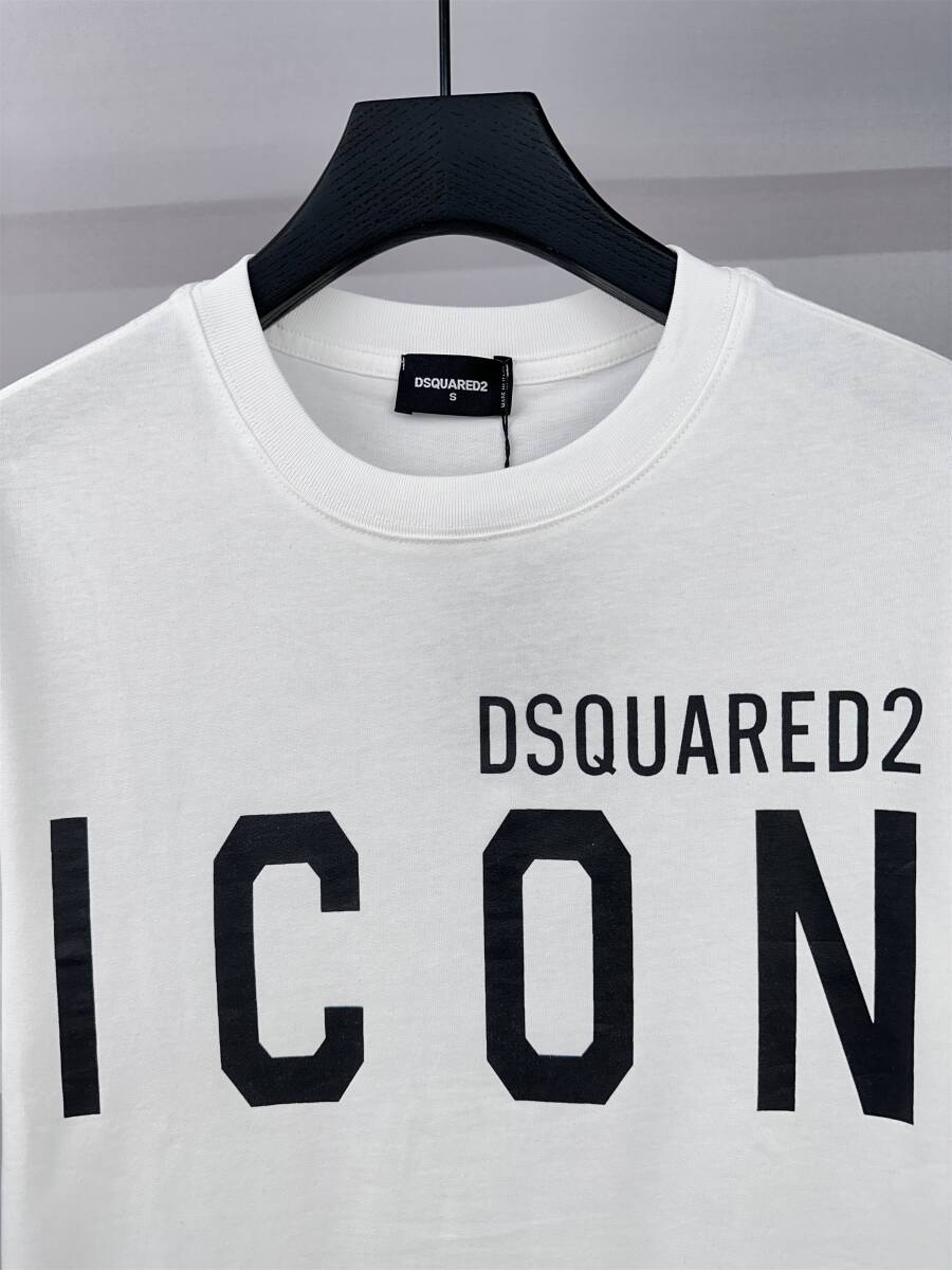 未使用 DSQUARED2 サイズXL ディースクエアード Tシャツ 半袖Tシャツ DT048 ホワイト_画像3