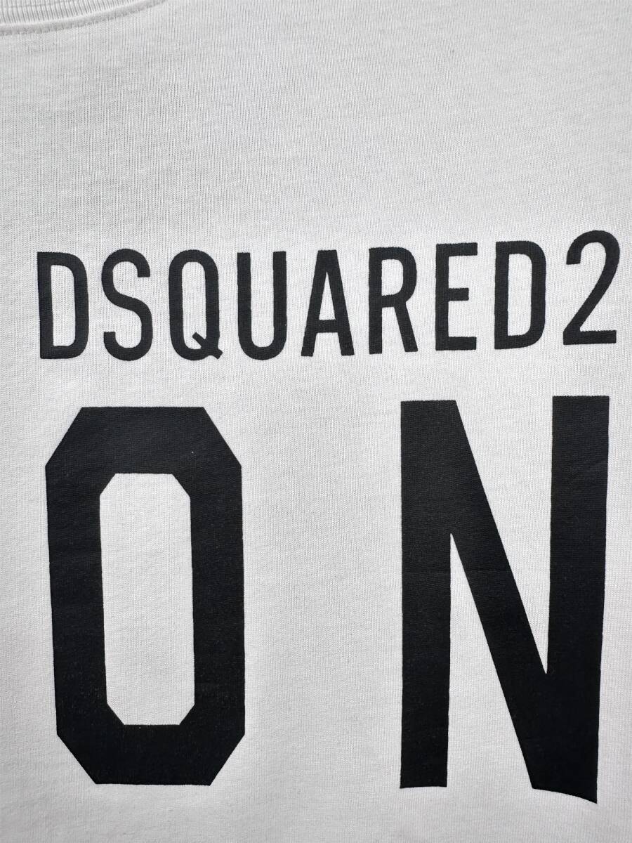 未使用 DSQUARED2 サイズXL ディースクエアード Tシャツ 半袖Tシャツ DT048 ホワイト_画像4
